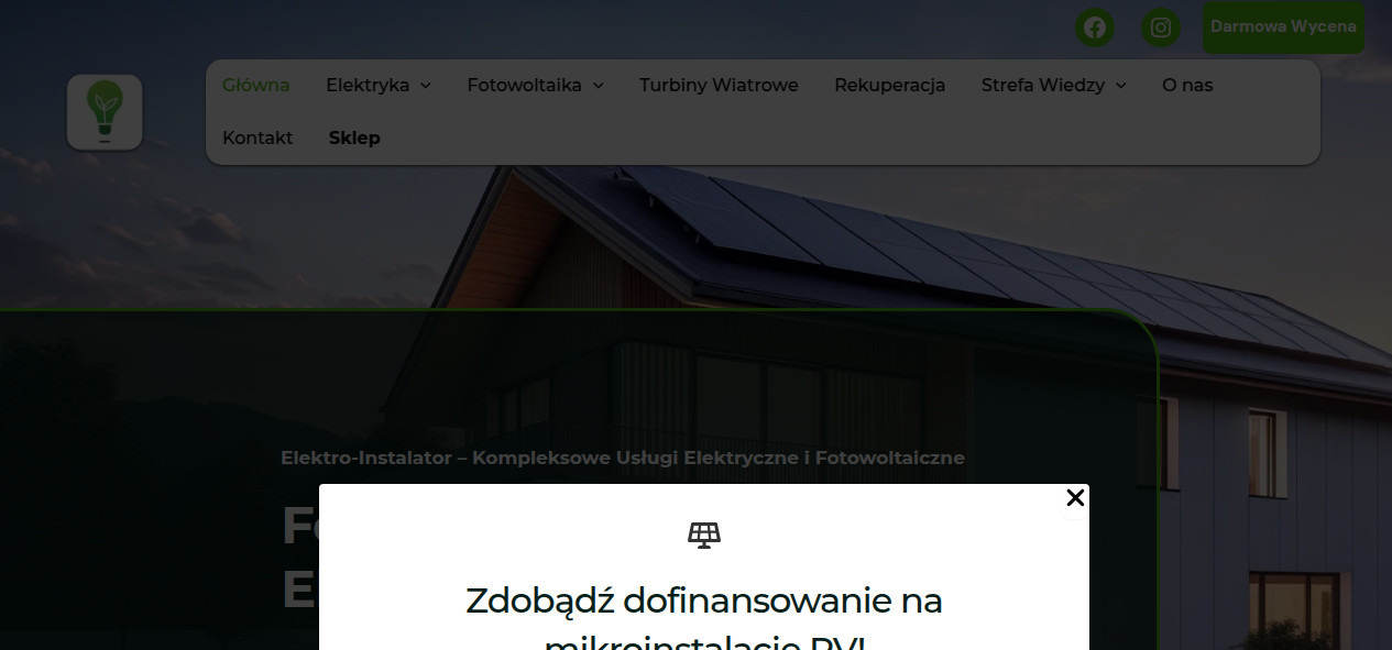 Home > Dom i ogród > Fotowoltaika | Rekuperacja, Turbiny pionowe, Elektryka – Elektro-Instalator