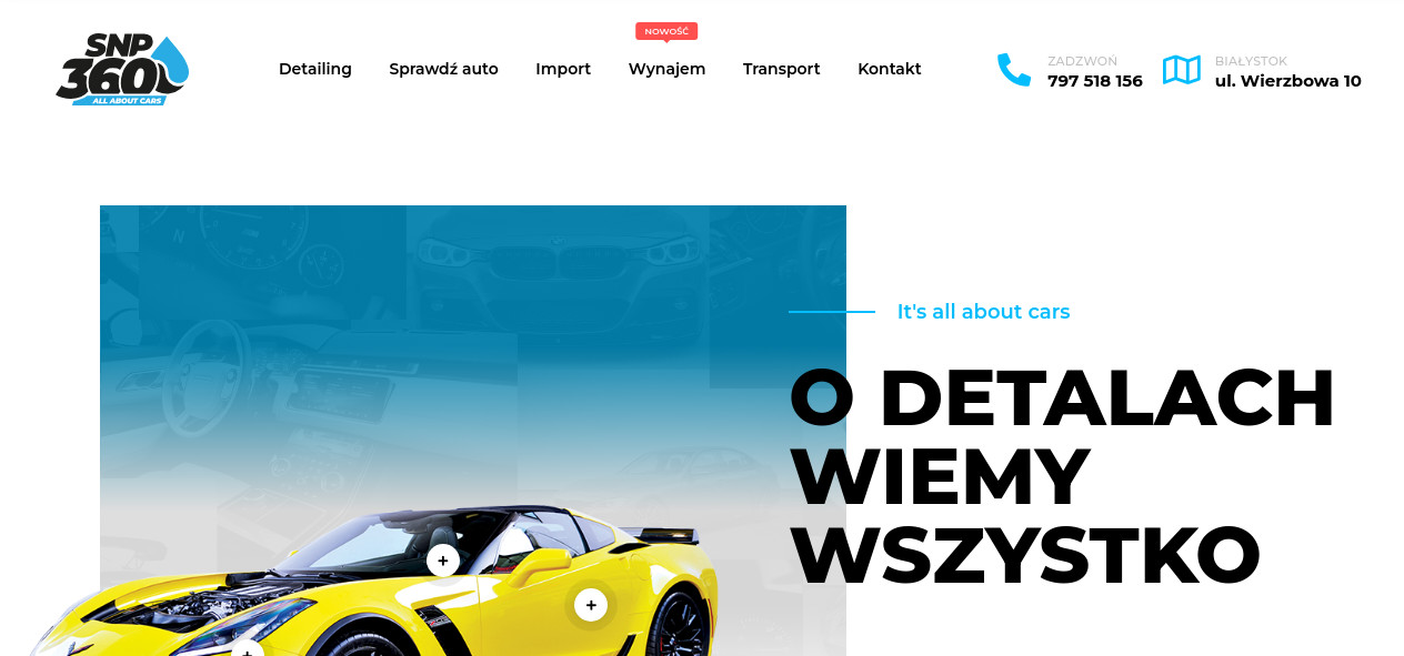 SNP360 – Studio Autodetailingi w Białymstoku
